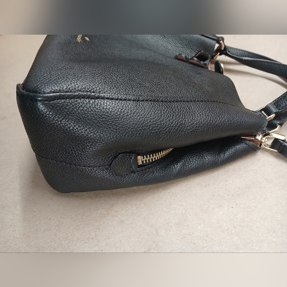 Kate Spade Black Pebbled Leather Shoulder Bag - Picture 7 of 14